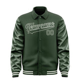 Custom Dark Green Dark Green Jacket