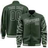 Custom Dark Green Dark Green Jacket