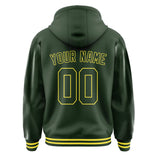 Custom Dark Green Dark Green Jacket