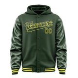 Custom Dark Green Dark Green Jacket