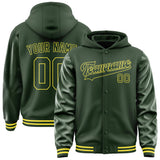 Custom Dark Green Dark Green Jacket
