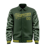 Custom Dark Green Dark Green Jacket