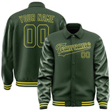 Custom Dark Green Dark Green Jacket