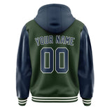 Custom Dark Green Blue Jacket