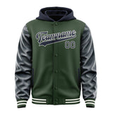 Custom Dark Green Navy Jacket