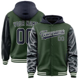 Custom Dark Green Navy Jacket