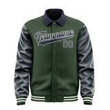 Custom Dark Green Navy Jacket