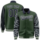 Custom Dark Green Navy Jacket
