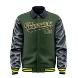 Custom Dark Green Navy Jacket
