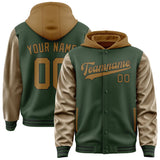 Custom Dark Green Khaki Jacket