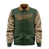Custom Dark Green Khaki Jacket