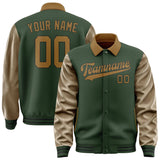Custom Dark Green Khaki Jacket