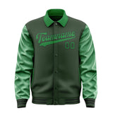 Custom Dark Green Emerald Green Jacket