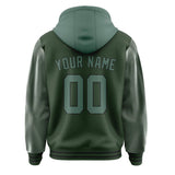 Custom Dark Green Blue Green Jacket