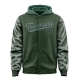 Custom Dark Green Blue Green Jacket