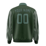 Custom Dark Green Blue Green Jacket