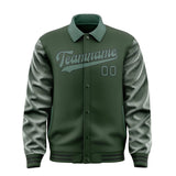 Custom Dark Green Blue Green Jacket