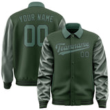 Custom Dark Green Blue Green Jacket