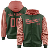 Custom Dark Green Copper Rose Jacket