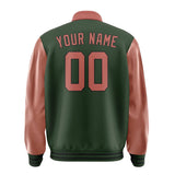 Custom Dark Green Copper Rose Jacket