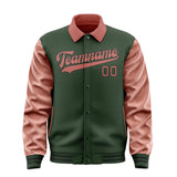 Custom Dark Green Copper Rose Jacket