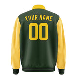 Custom Dark Green Gold Jacket