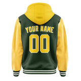 Custom Dark Green Gold Jacket