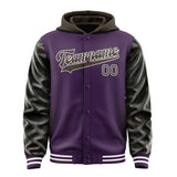 Custom Purple Brown Jacket