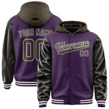 Custom Purple Brown Jacket