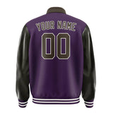 Custom Purple Brown Jacket