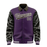Custom Purple Brown Jacket