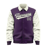 Custom Purple Cream Jacket