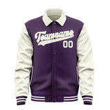 Custom Purple Cream Jacket