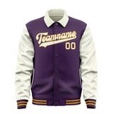 Custom Purple Cream Jacket