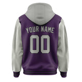 Custom Purple Gray Jacket