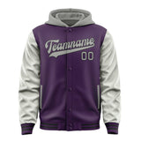 Custom Purple Gray Jacket