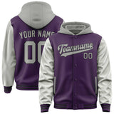 Custom Purple Gray Jacket