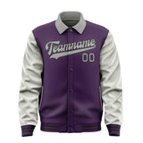 Custom Purple Gray Jacket