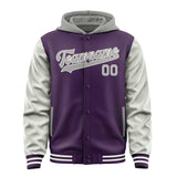 Custom Purple Gray Jacket