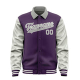 Custom Purple Gray Jacket