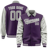 Custom Purple Gray Jacket