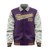 Custom Purple Gray Jacket