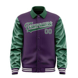 Custom Purple Green Jacket