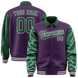 Custom Purple Green Jacket
