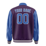Custom Purple Sky Blue Jacket