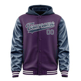 Custom Purple Blue Jacket
