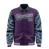 Custom Purple Blue Jacket