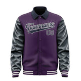Custom Purple Navy Jacket