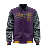 Custom Purple Navy Jacket