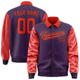 Custom Purple Orange Red Jacket